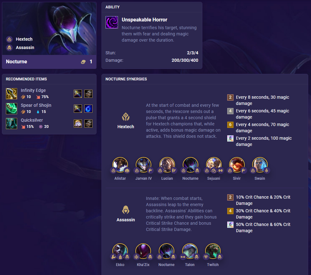 TFT Set 6.5 Nocturne