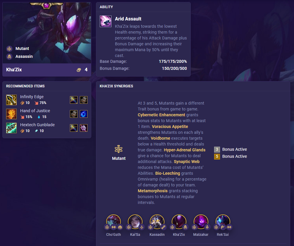 TFT Set 6.5 Kha'Zix