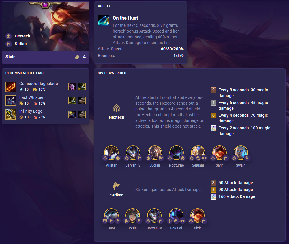 TFT Set 6.5 Sivir