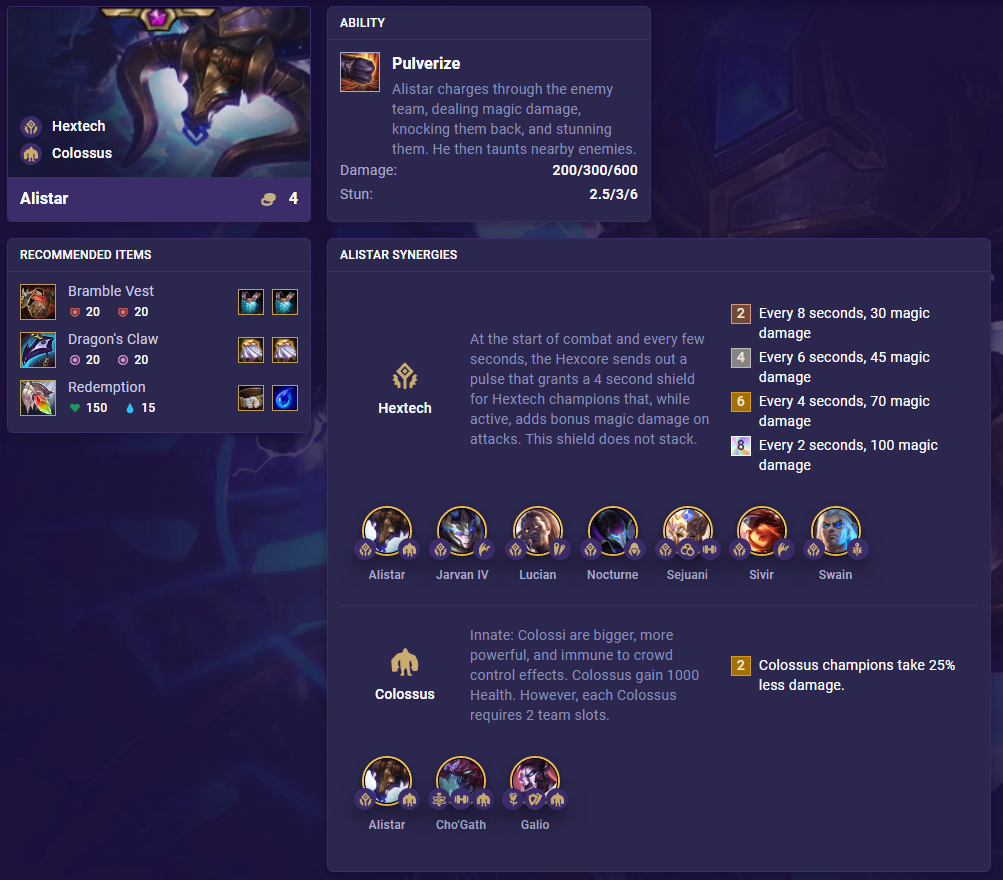 TFT Set 6.5 Alistar