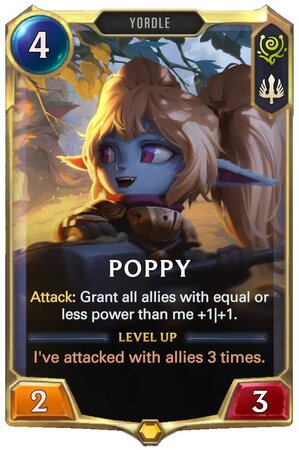 Poppy level 1 (LoR Card)