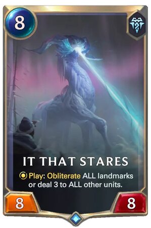It that Stares (LoR Card)