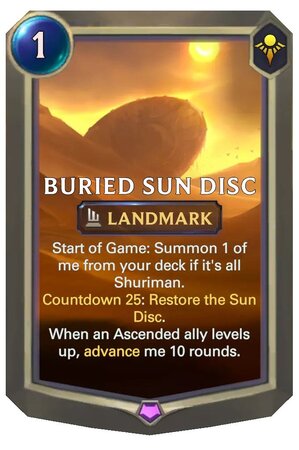 Buried Sun Disc (LoR Card)