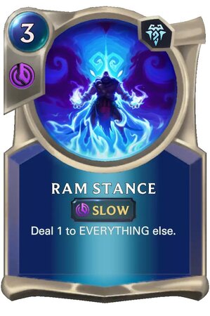 ram stance (lor card)