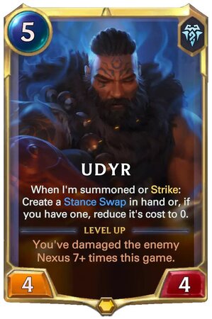 udyr level 1 (lor card)