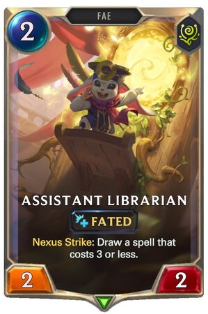 Assistant Librarian (LoR Card)