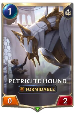 petricite hound (lor card)