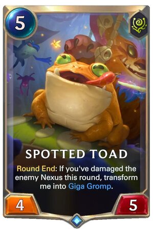spotted toad (lor card)