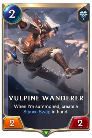 vulpine wanderer (lor card)