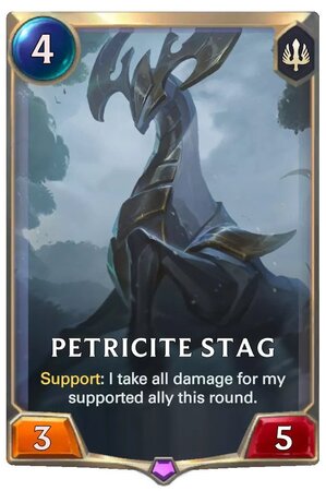 petricite stag (lor card)
