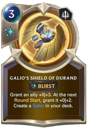 galio's shield of durand (lor card)