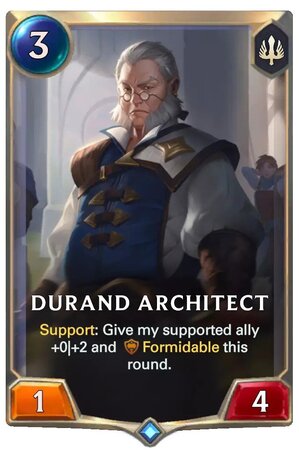 durand architect (lor card)