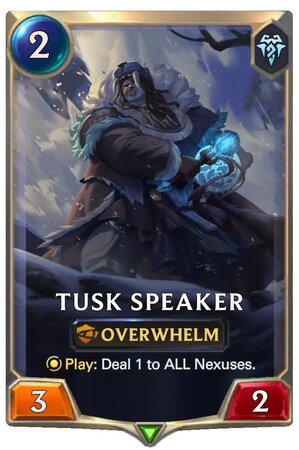 tusk speaker (lor card)