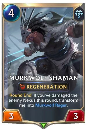 murkwolf shaman (lor card)