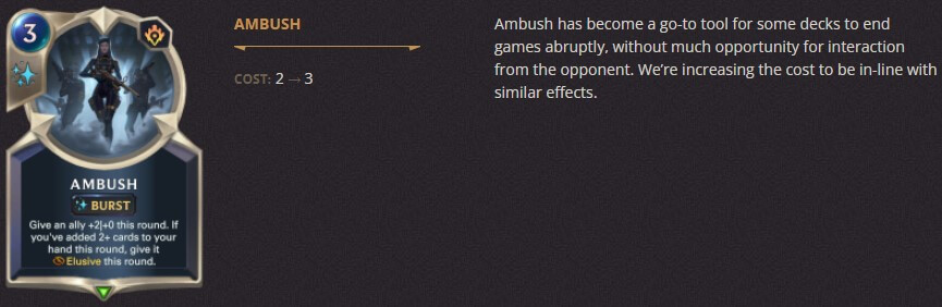 ambush breakdown