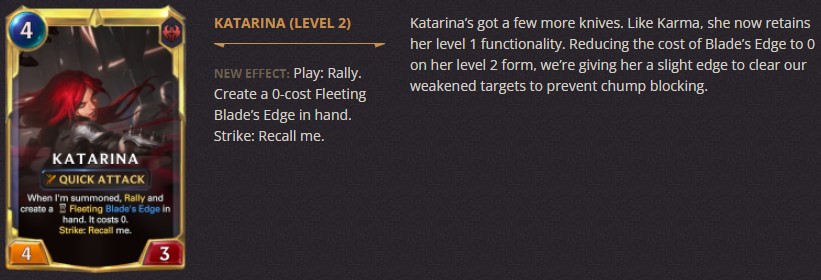 katarina level 2 breakdown