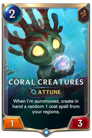 Coral Creatures (LoR Card)
