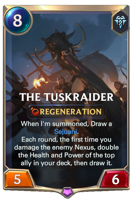 The Tuskraider (LoR Card)