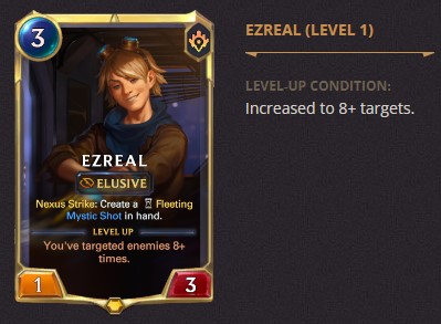 ezreal level 1 balance change