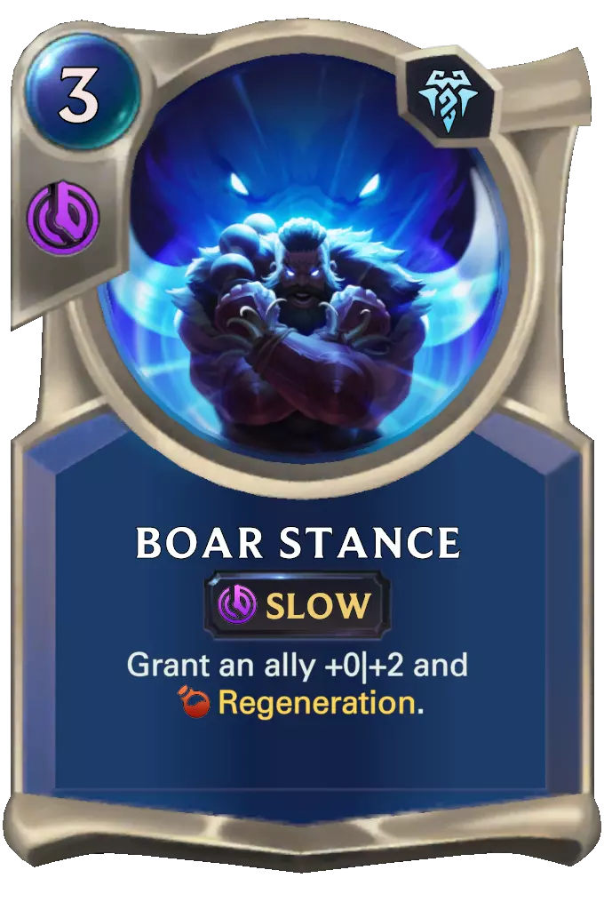Boar Stance (LoR Card)