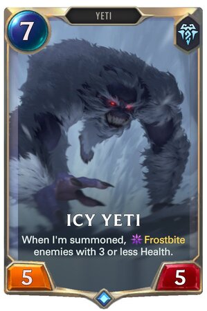 OLD Icy Yeti (LoR Card)