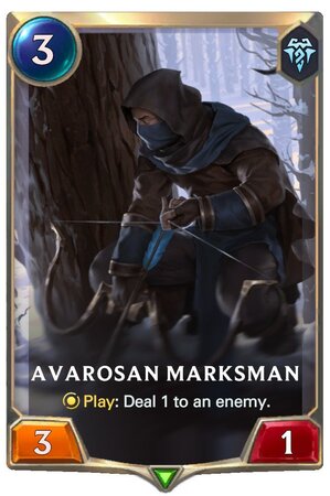 OLD Avarosan Marksman (LoR Card)