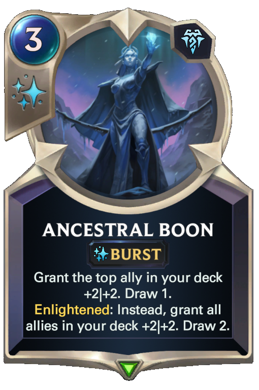 Ancestral Boon (LoR Card)