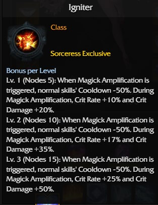 sorceress igniter