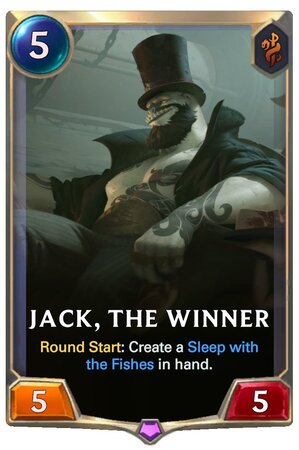 Jack, The Winner (LoR Card)