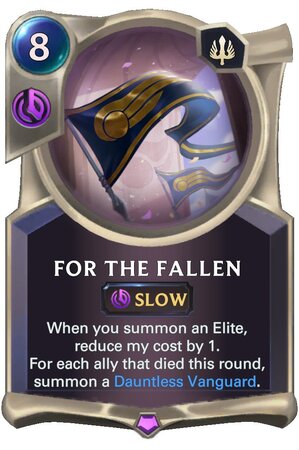 For The Fallen (LoR Card)