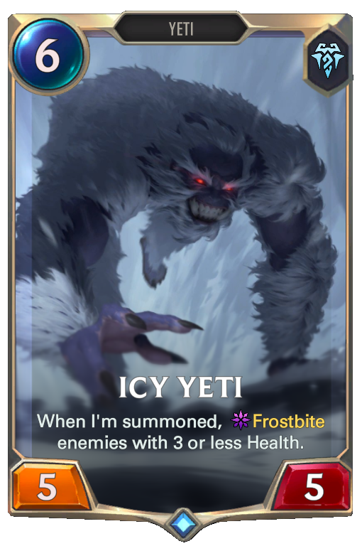 Ice Yeti (LOR Card)