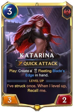Katarina Level 1 (LoR Card)