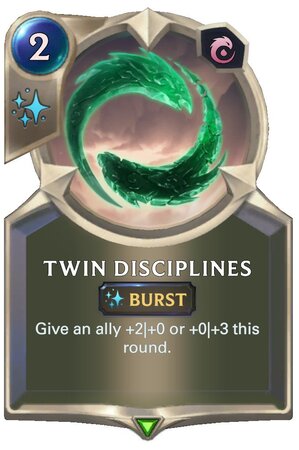 Twin Disciplines (LoR Card)