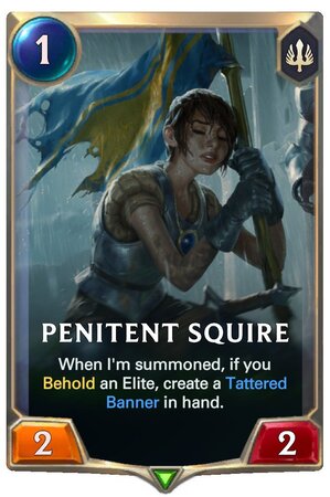 Penitent Squire (LoR Card)