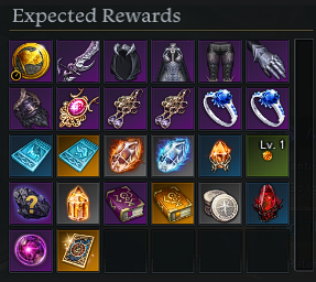 chaos dungeon rewards