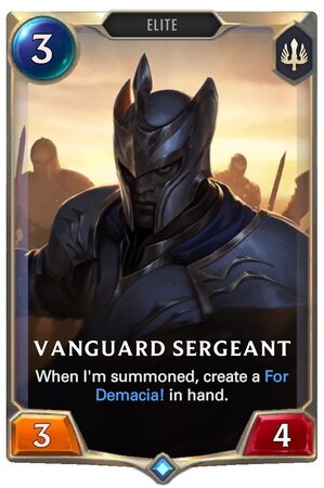 Vanguard Sergeant (LoR Card)