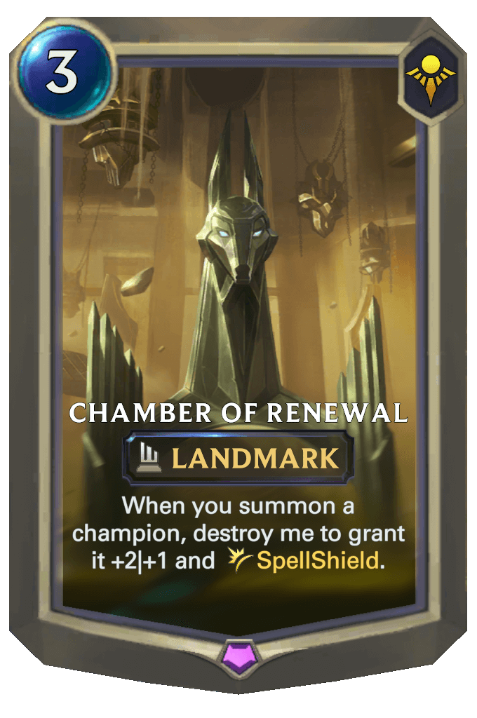 chamber of renewal lor card