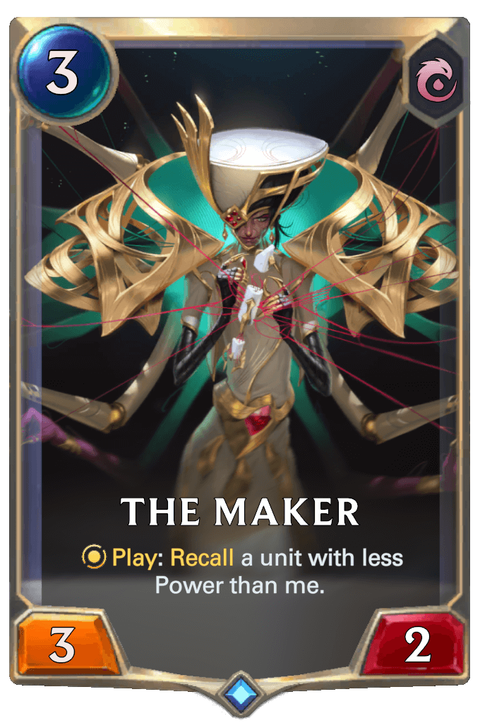 the maker lor card