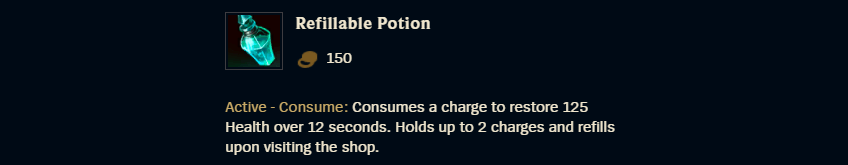 refillable potion