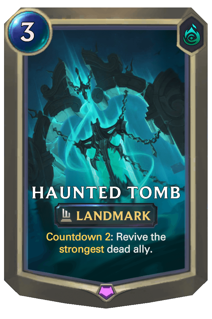 haunted tomb lor card