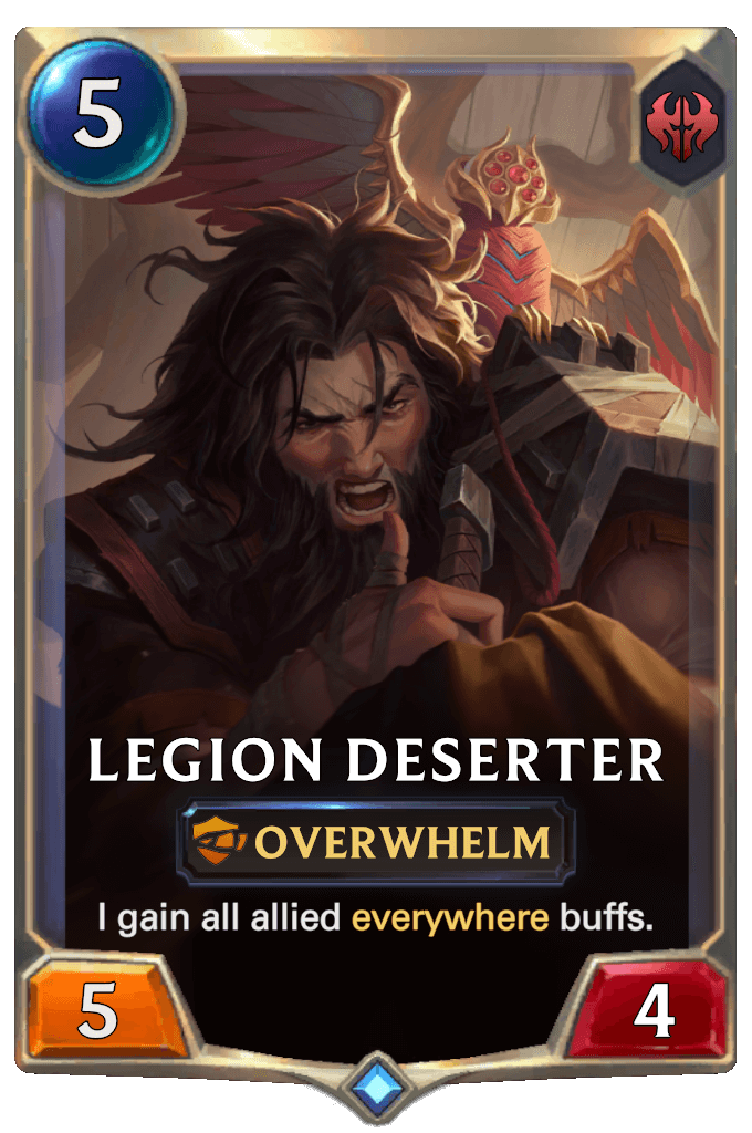 legion deserter lor card