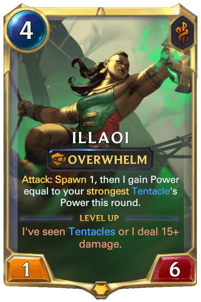 illaoi level 1 lor card