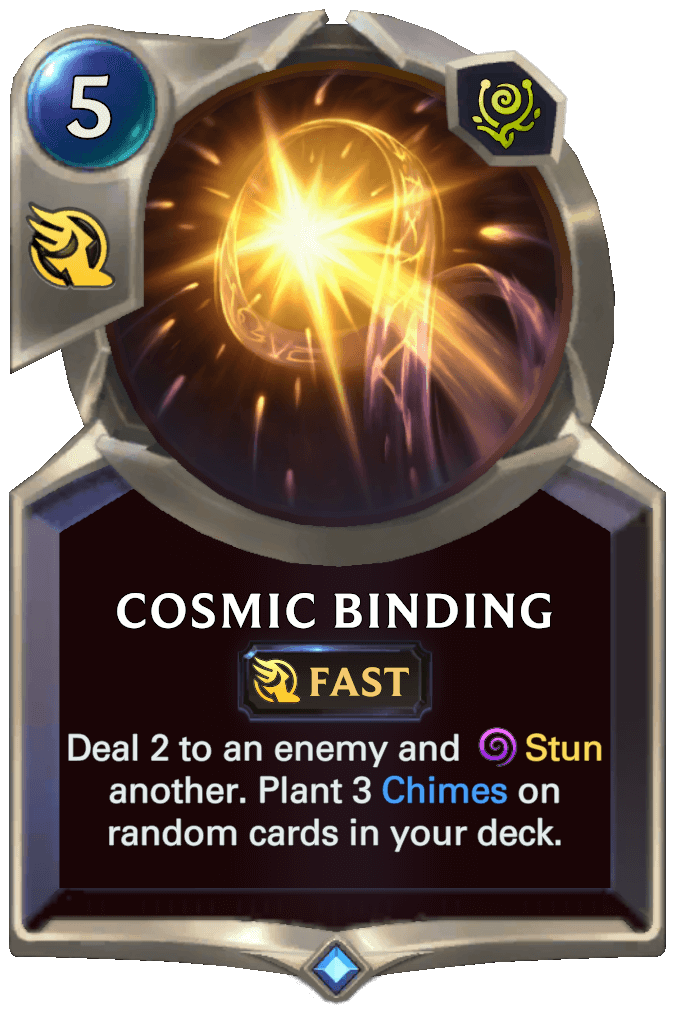 cosmic binding lor card