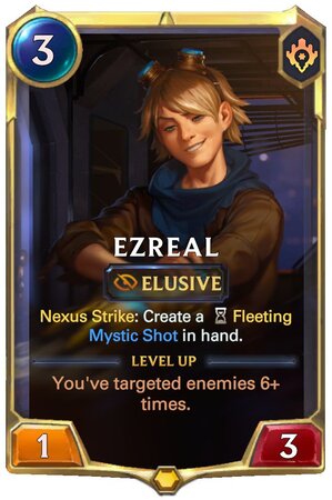 Ezreal level 1 (LoR Card)