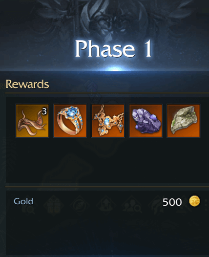 valtan phase 1 normal mode rewards