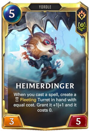 Heimerdinger level 2 (LoR Card)