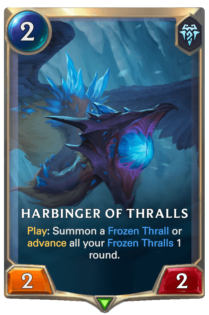 harbringer of thralls lor card