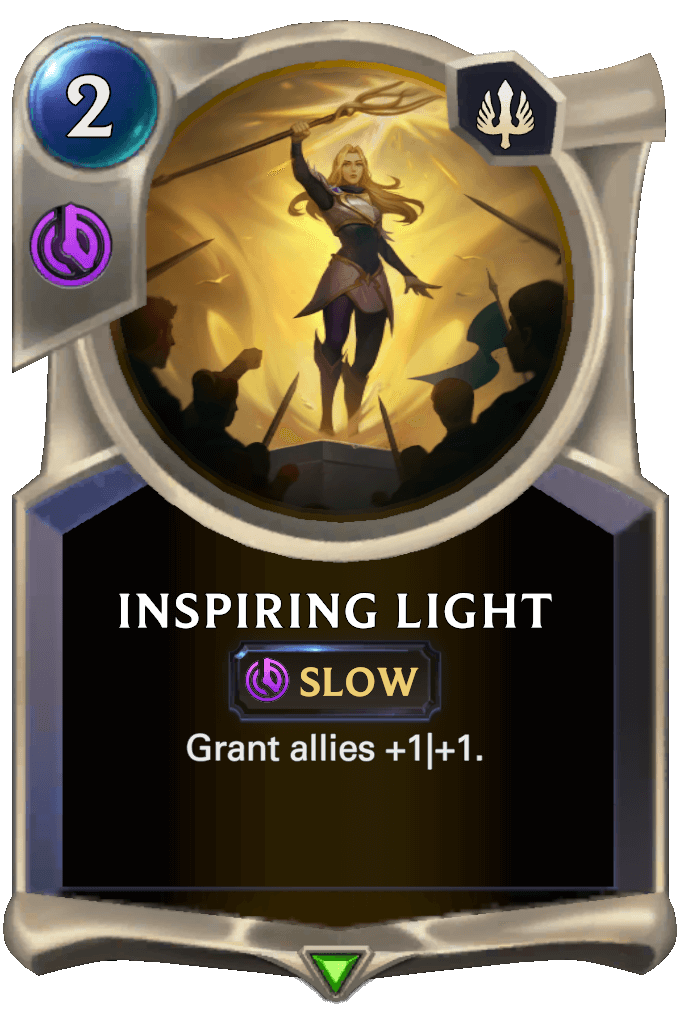 inspiring light lor card