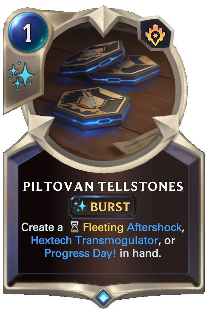 piltovan tellstones lor card