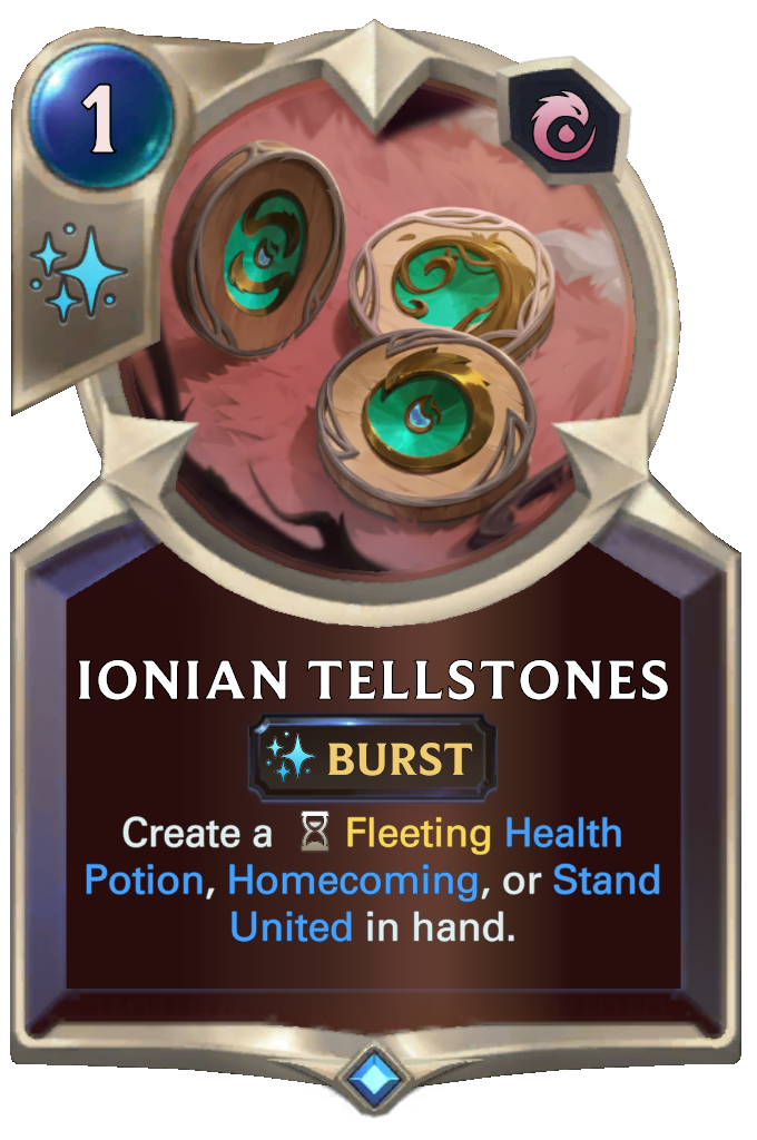 ionian tellstones lor card